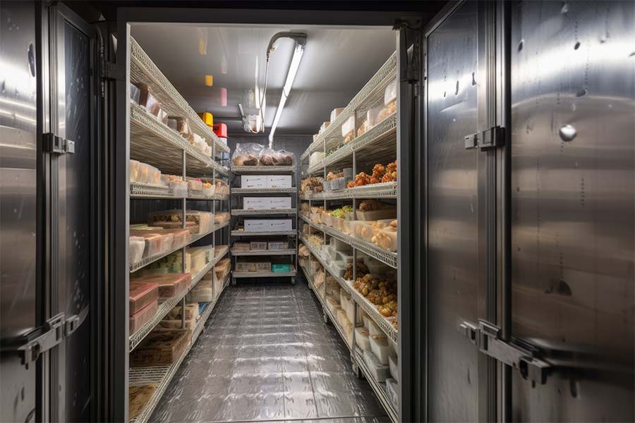 commercial fridge